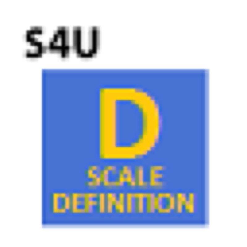 s4u Scale Definition-重設貼圖比例