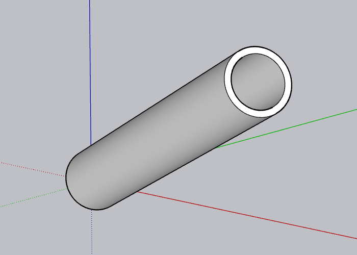 sketchup 拉管